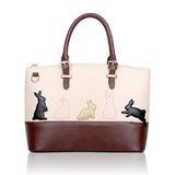 Women's Handbags Women Cute Cat Rabbit PU Leather Shoulder Bag Detachable Belt Handbags  Lady Messenger Crossbody Casual Tote - Slim Wallet Company