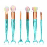 Mermaid Make Up Brush Set - Slim Wallet Company