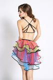 Rainbow Multi Layer Dancing Skirt - Slim Wallet Company