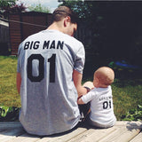 BIG MAN LITTLE MAN Father And Son Tees - Slim Wallet Company