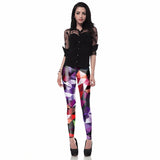 Graphic Color Pop Leggings - Slim Wallet Company