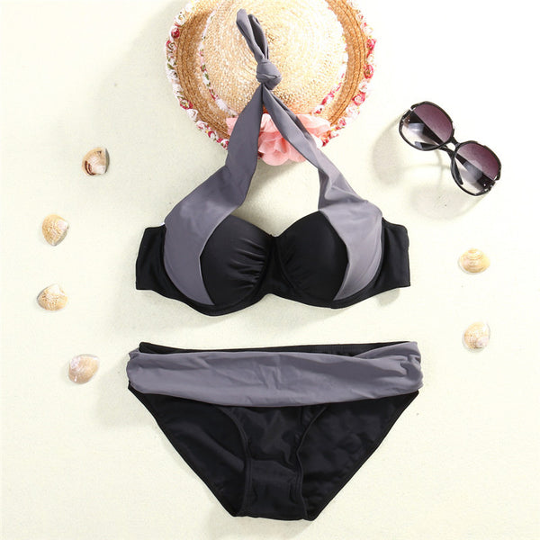 2016 New Bikini Women Triangle Push-Up Bikini Set Bandeau Swimwear Padded Swimsuit Bra Beachwear Woman bikinis set sportswear - Slim Wallet Company