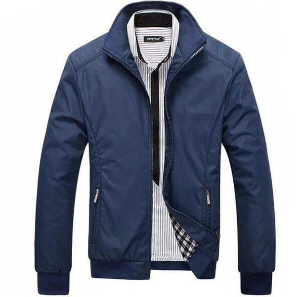 Slim Fit Gingham Lined - Men's Jacket - Slim Wallet Company