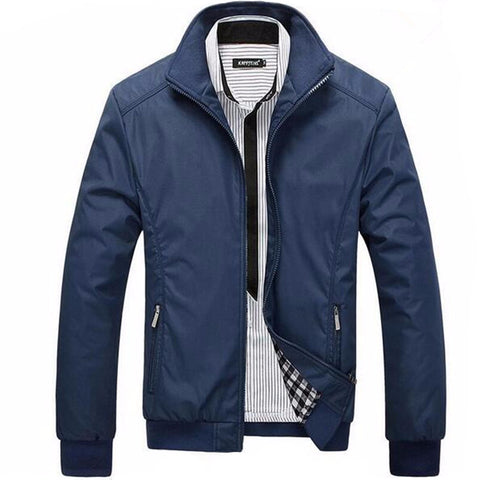 Slim Fit Gingham Lined - Men's Jacket - Slim Wallet Company