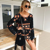 Backless Two Piece Romper - Slim Wallet Company