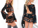 Backless Two Piece Romper - Slim Wallet Company