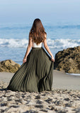 The Infinity Pleated Skirt - Slim Wallet Company