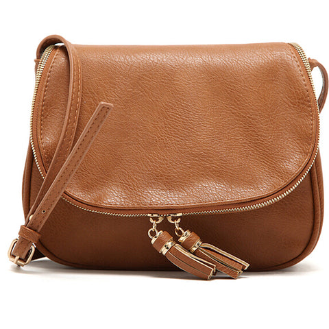 Hot Sale Tassel Women Bag Leather Handbags Cross Body Shoulder Bags Fashion Messenger Bag Women Handbag Bolsas Femininas - Slim Wallet Company