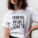 Normal People Scare Me - Slim Wallet Company