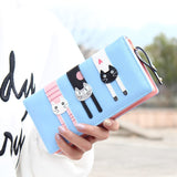 New Envelope Wallet Cat Cartoon purse Long Short Creative Female Card Holder Lady clutch coin purse - Slim Wallet Company