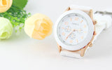 Casual Watch Geneva Unisex Quartz watch 14color men women Analog wristwatches Sports Watches Rose Gold Silicone watches Dropship - Slim Wallet Company