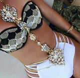 Summer Body Chain Luxury Chunky body jewelry Women Flower Necklace&pendant Maxi Femme Statement  jewelry 2016 Collier Bijoux - Slim Wallet Company
