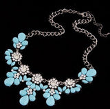 New Statement Choker Fashion Charms Crystal Gem Cubic Zircon Diamond Collar Necklaces&Pendants Women  Fine Jewelry A453 - Slim Wallet Company