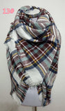 Tartan Scarf women desigual Plaid Scarf cuadros New Designer Unisex Acrylic Basic Shawls warm bufandas - Slim Wallet Company