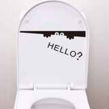 big mouth toilet stickers wall decorations 342. diy vinyl adesivos de paredes home decal mual art waterproof posters paper 7.0 - Slim Wallet Company