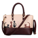 Women's Handbags Women Cute Cat Rabbit PU Leather Shoulder Bag Detachable Belt Handbags  Lady Messenger Crossbody Casual Tote - Slim Wallet Company