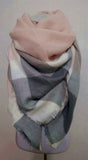 Tartan Scarf Desigual Plaid Scarf New Designer Unisex Acrylic Basic Shawls Women's Scarves - Slim Wallet Company
