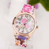 Floral Rose Watch - Slim Wallet Company