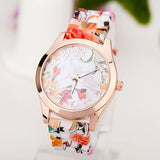Floral Rose Watch - Slim Wallet Company