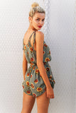 Army SunFlower  Playsuit - Slim Wallet Company