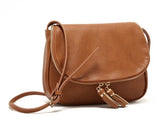 Hot Sale Tassel Women Bag Leather Handbags Cross Body Shoulder Bags Fashion Messenger Bag Women Handbag Bolsas Femininas - Slim Wallet Company