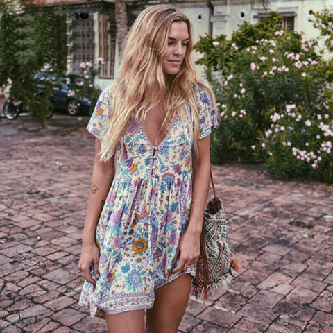 Boho Bermuda Flare Dress - Slim Wallet Company