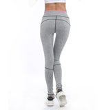 Pink and Grey Highlight Workout Leggings - Slim Wallet Company