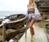 Bohemian Beach Top & Shorts - Slim Wallet Company