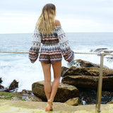 Bohemian Beach Top & Shorts - Slim Wallet Company