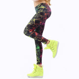 Graphic Color Pop Leggings - Slim Wallet Company