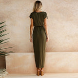 Asymmetrical Half Wrap Dress - Slim Wallet Company