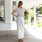 Asymmetrical Half Wrap Dress - Slim Wallet Company