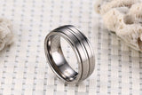 Black Titanium Carbide Men's Jewelry Wedding Bands Classic Ring - Slim Wallet Company