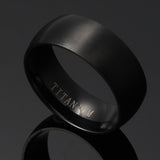 Midnight 100% Titanium Ring - Slim Wallet Company
