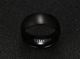 Midnight 100% Titanium Ring - Slim Wallet Company