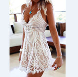 Lace-Up Backless Pajama Rompers - Slim Wallet Company