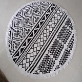 2016 New Round Beach Towel With Tassel Adult Summer Vacation Throw Blanket  59"  Serviette Ronde Toalla Playa Mantas Para Cama - Slim Wallet Company