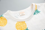 Aloha Pineapple Shorts And Tee - Slim Wallet Company