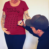 Baby Is Coming Tee - Slim Wallet Company