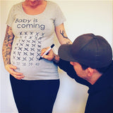 Baby Is Coming Tee - Slim Wallet Company