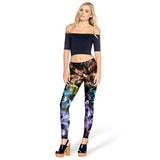 Graphic Color Pop Leggings - Slim Wallet Company