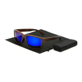 Retro Wood Framed Sunglasses - Slim Wallet Company