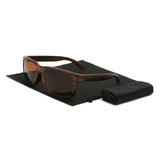 Retro Wood Framed Sunglasses - Slim Wallet Company