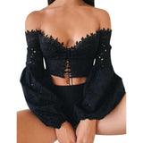Pretty Laces At The Beach Blouse - Slim Wallet Company