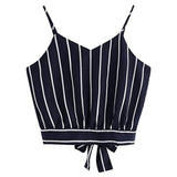Cute Back Knot Crop Top - Slim Wallet Company