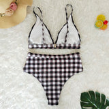 Checkerboard Bikini - Slim Wallet Company