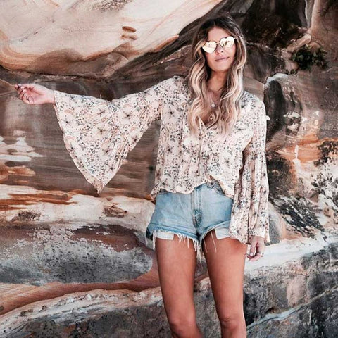 Rocky Mountain Blouse - Slim Wallet Company