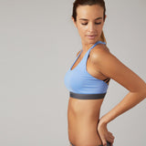 Open Back Sports Bra with Push Up Padding - Slim Wallet Company