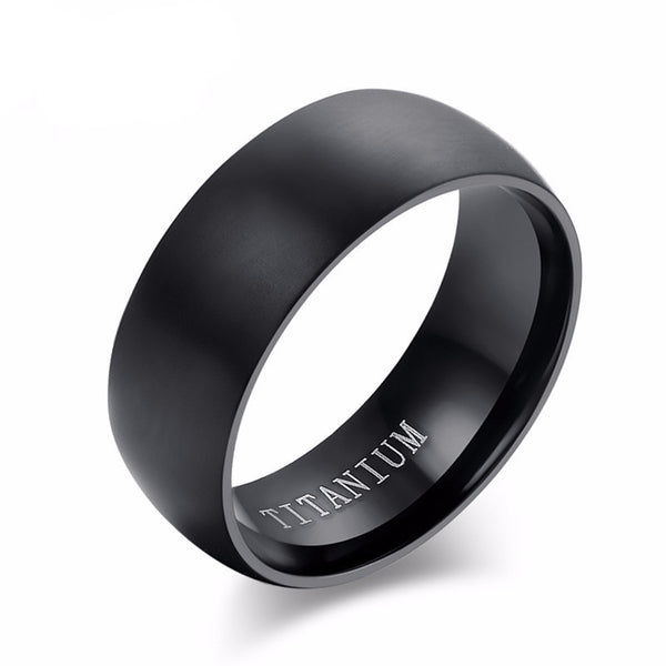Midnight 100% Titanium Ring - Slim Wallet Company