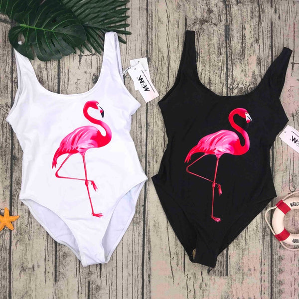 Swimming Flamingo Swimsuit - Slim Wallet Company
